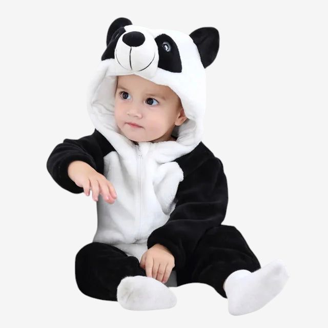 AnimalHoodie – Állatfejes kapucnis polár overál babáknak