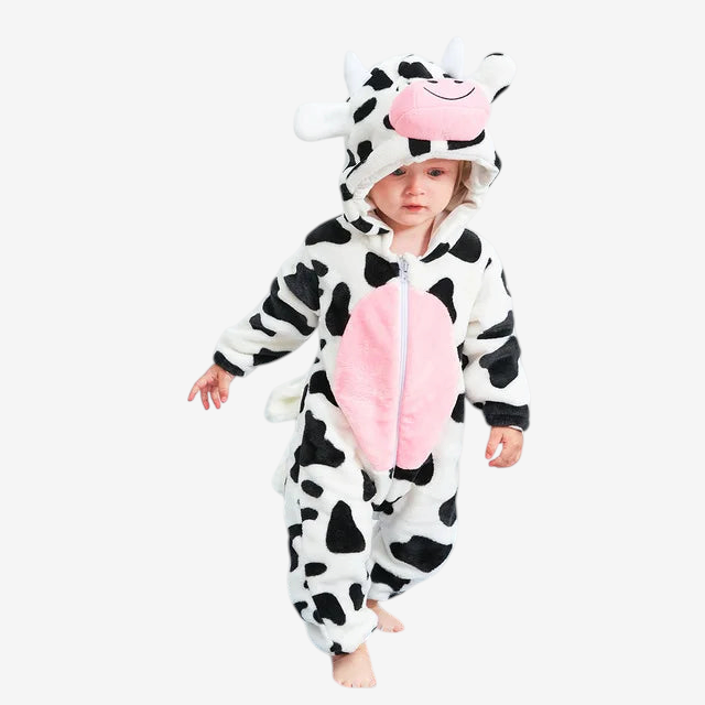 AnimalHoodie – Állatfejes kapucnis polár overál babáknak