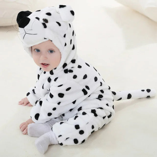 AnimalHoodie – Állatfejes kapucnis polár overál babáknak