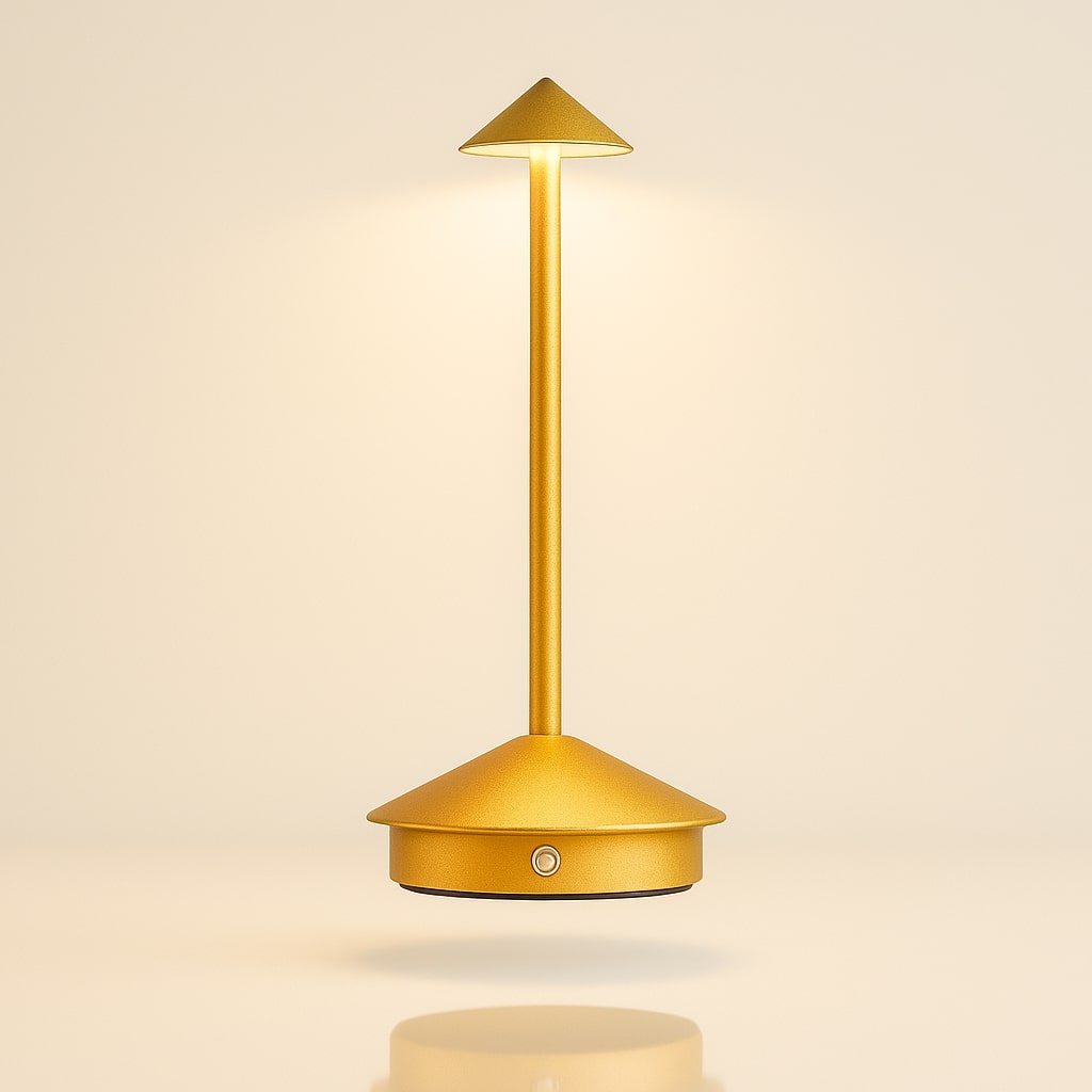 AluGlow - Bezdrátová stolní lampa s dotykovým stmívačem