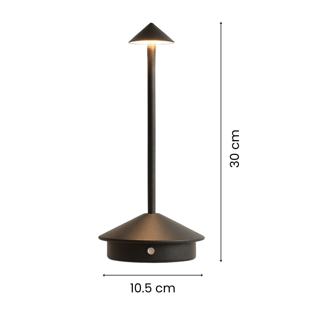 AluGlow - Bezdrátová stolní lampa s dotykovým stmívačem