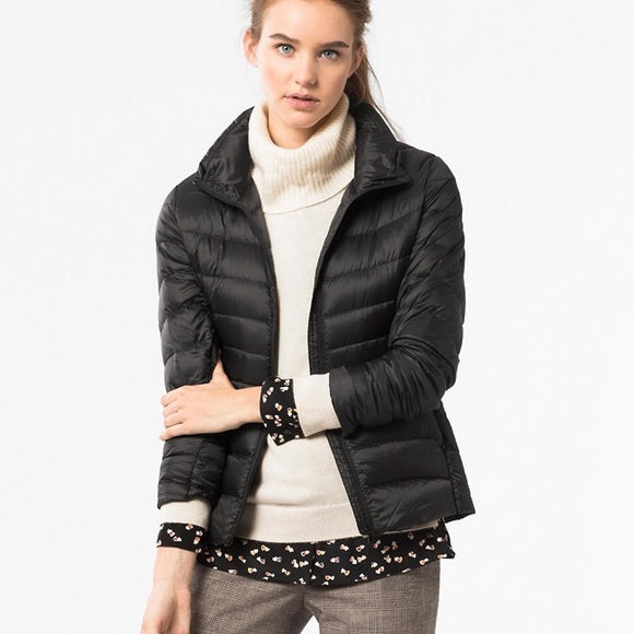 Lena - Giacca imbottita leggera e alla moda con pannelli trapuntati