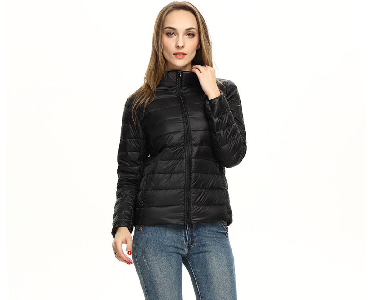 Lena - Giacca imbottita leggera e alla moda con pannelli trapuntati
