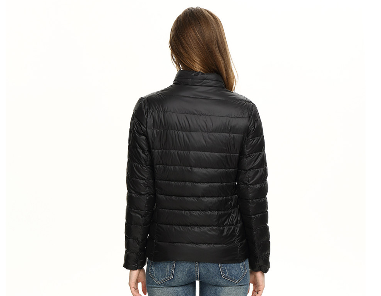 Lena - Giacca imbottita leggera e alla moda con pannelli trapuntati
