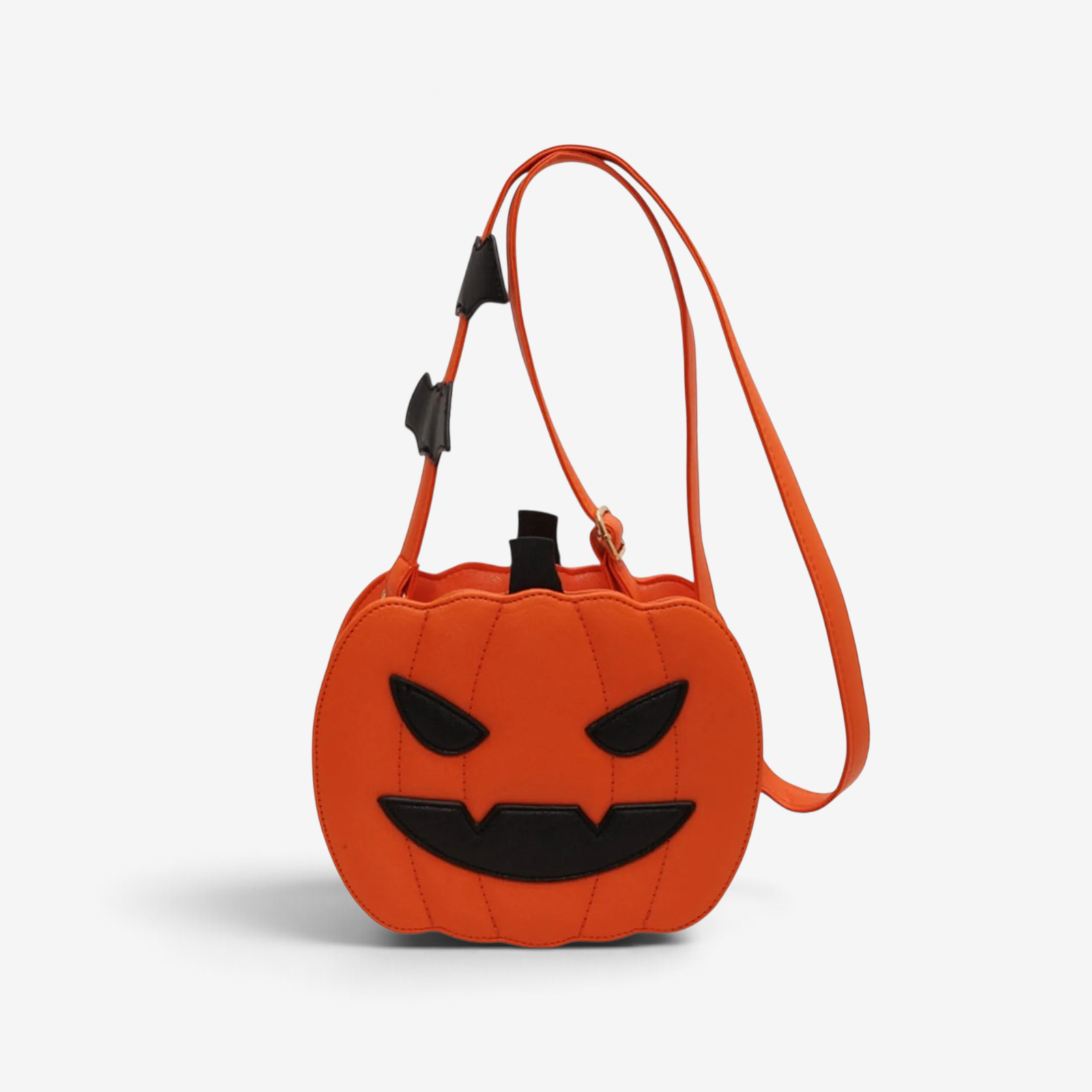 Luna - Bolsa em forma de abóbora com design de morcego