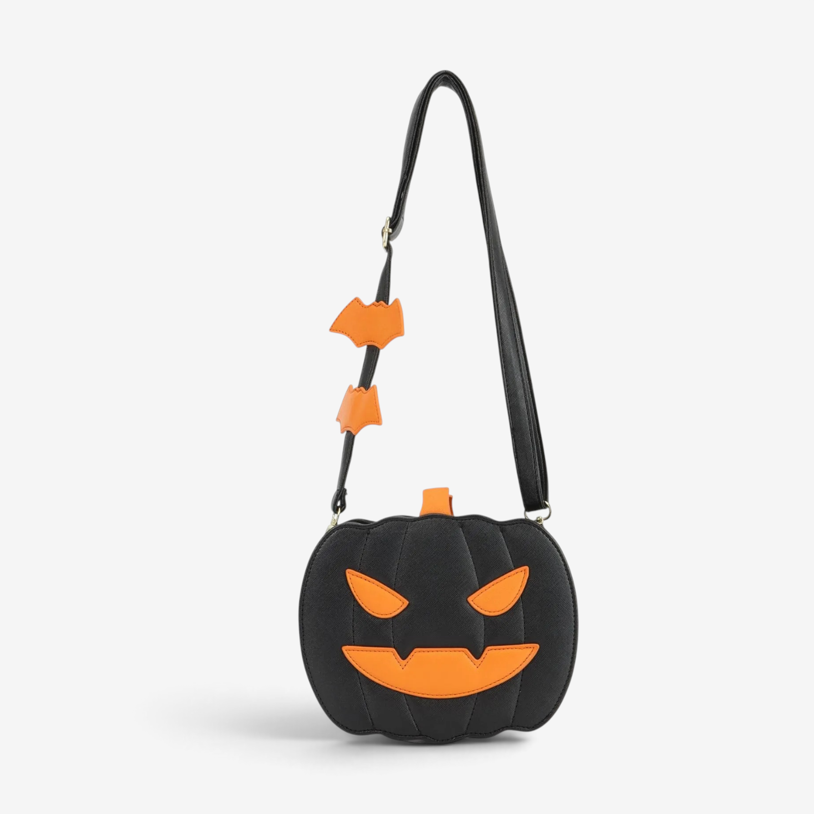 Luna - Bolsa em forma de abóbora com design de morcego