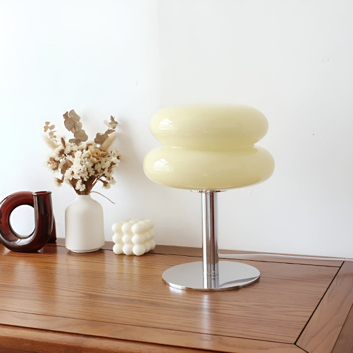 LumiGlass - Skleněná stolní lampa s dvojitým difuzorem