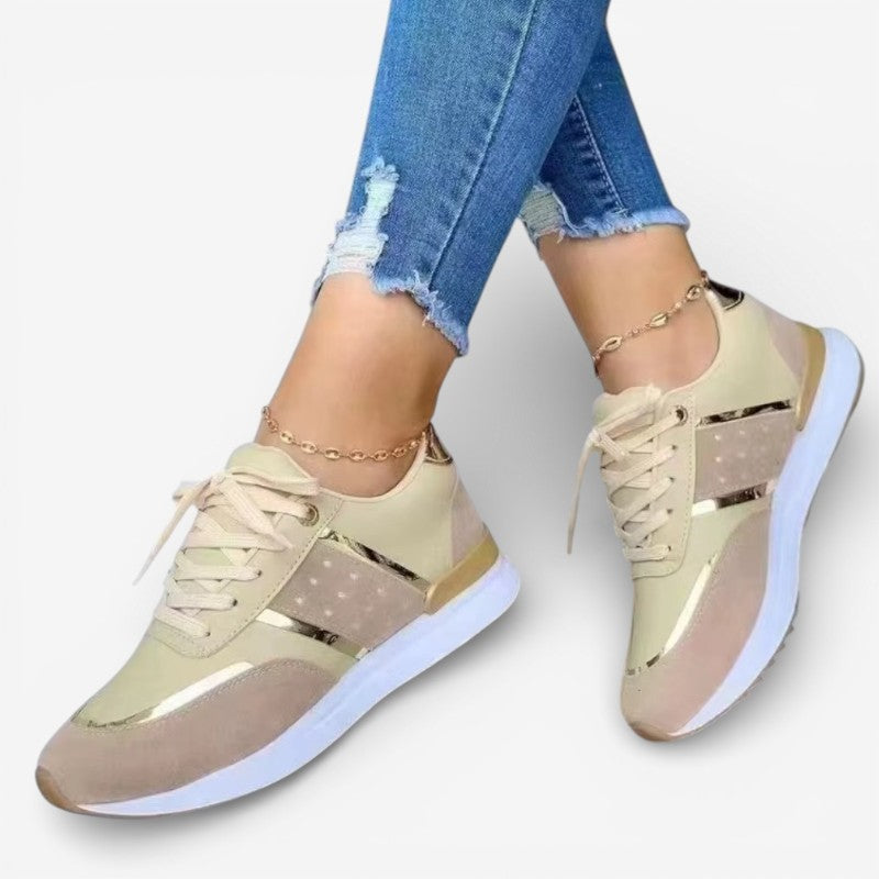 Maren - Sneakers con lacci e punta tonda