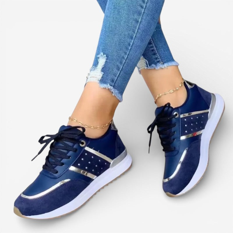 Maren - Sneakers con lacci e punta tonda