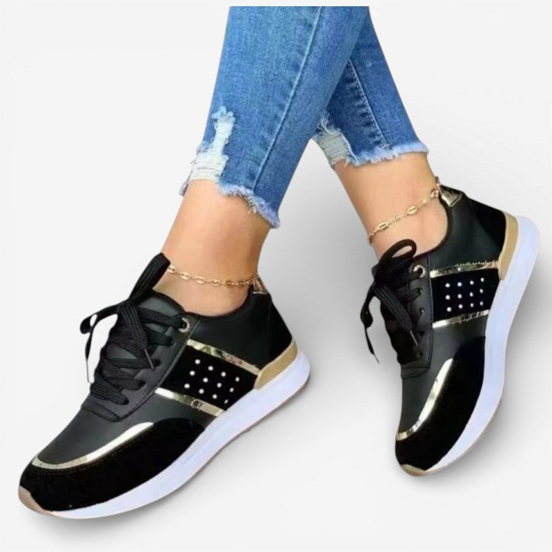 Maren - Sneakers con lacci e punta tonda