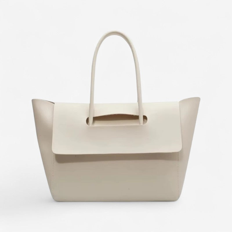 Sienna – Geantă de mână cu mânere superioare și design pătrat