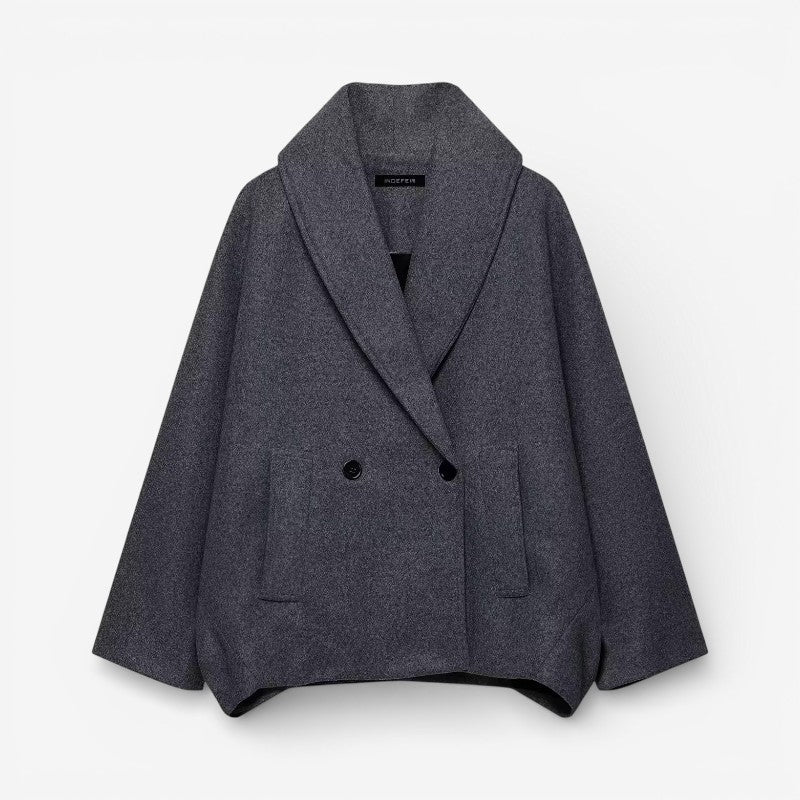 Mia - Long sleeve jacket with button and side pockets