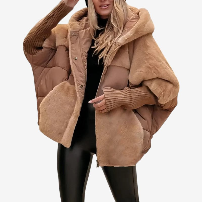 Abigail – Palton cu fermoar și mâneci lungi cu glugă | Închidere cu fermoar pe toată lungimea | Strat ușor pentru purtare zilnică | Mărimi S–3XL | Bej, Negru, Maro, Gri