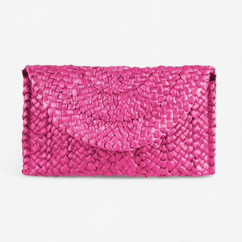 Janice – Geantă de mână cu clapetă și design dreptunghiular