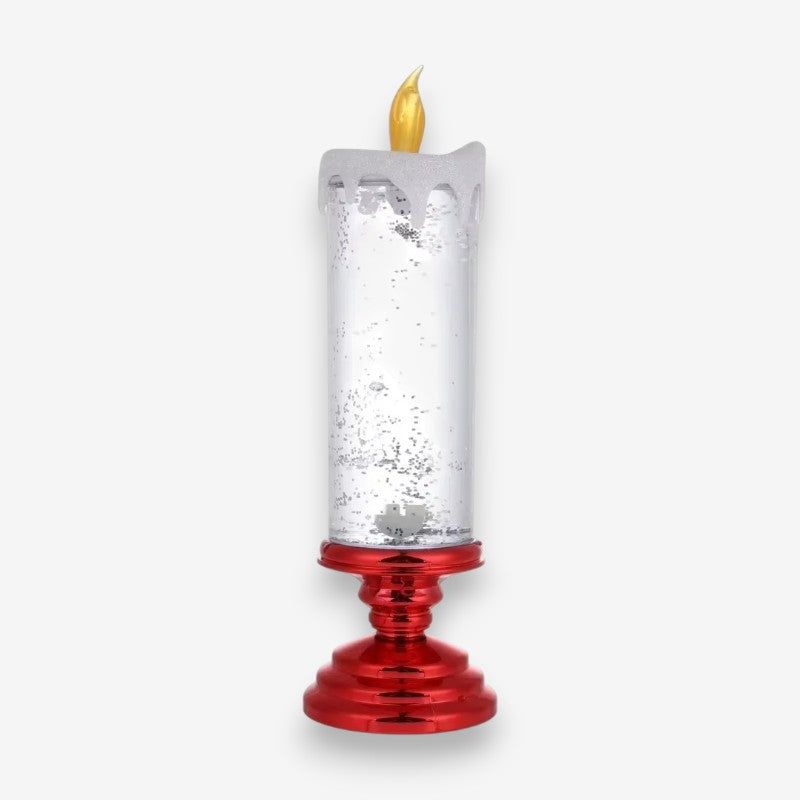 LumiGlow – LED Flameless Candle with Rotating Glitter Lights