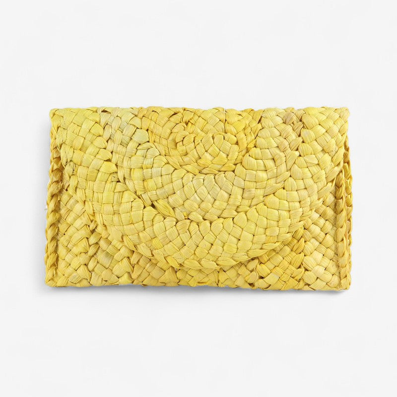Janice – Geantă de mână cu clapetă și design dreptunghiular
