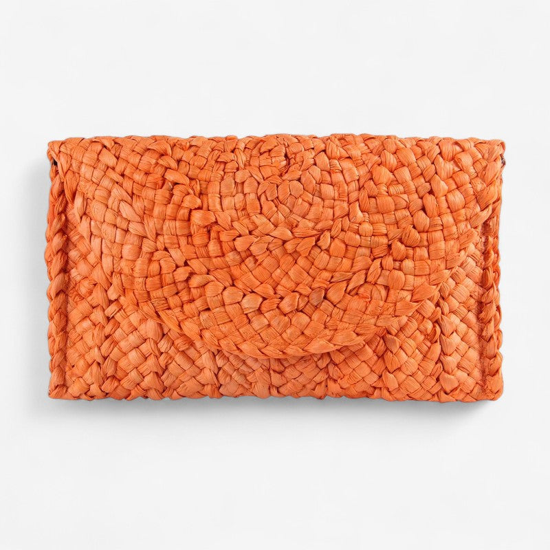 Janice – Geantă de mână cu clapetă și design dreptunghiular
