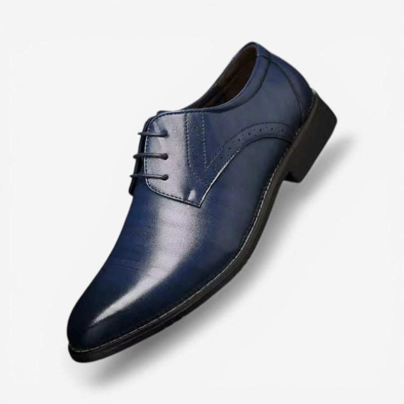 Alexander – Sznurowane buty z noskiem w szpic i antypoślizgową podeszwą | Pewne dopasowanie na sznurowadła | Strukturalny codzienny styl | Od casualowych do formalnych