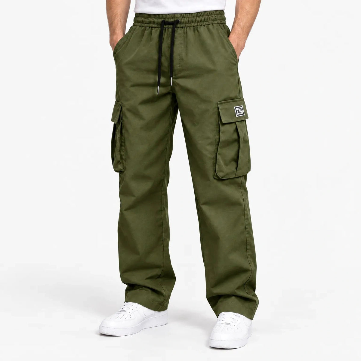 Valmero – Cargo Trousers with Drawstring Waist