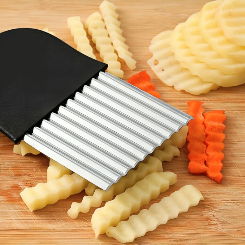 Tagliaverdure ondulato CrinkleCraft in acciaio inossidabile