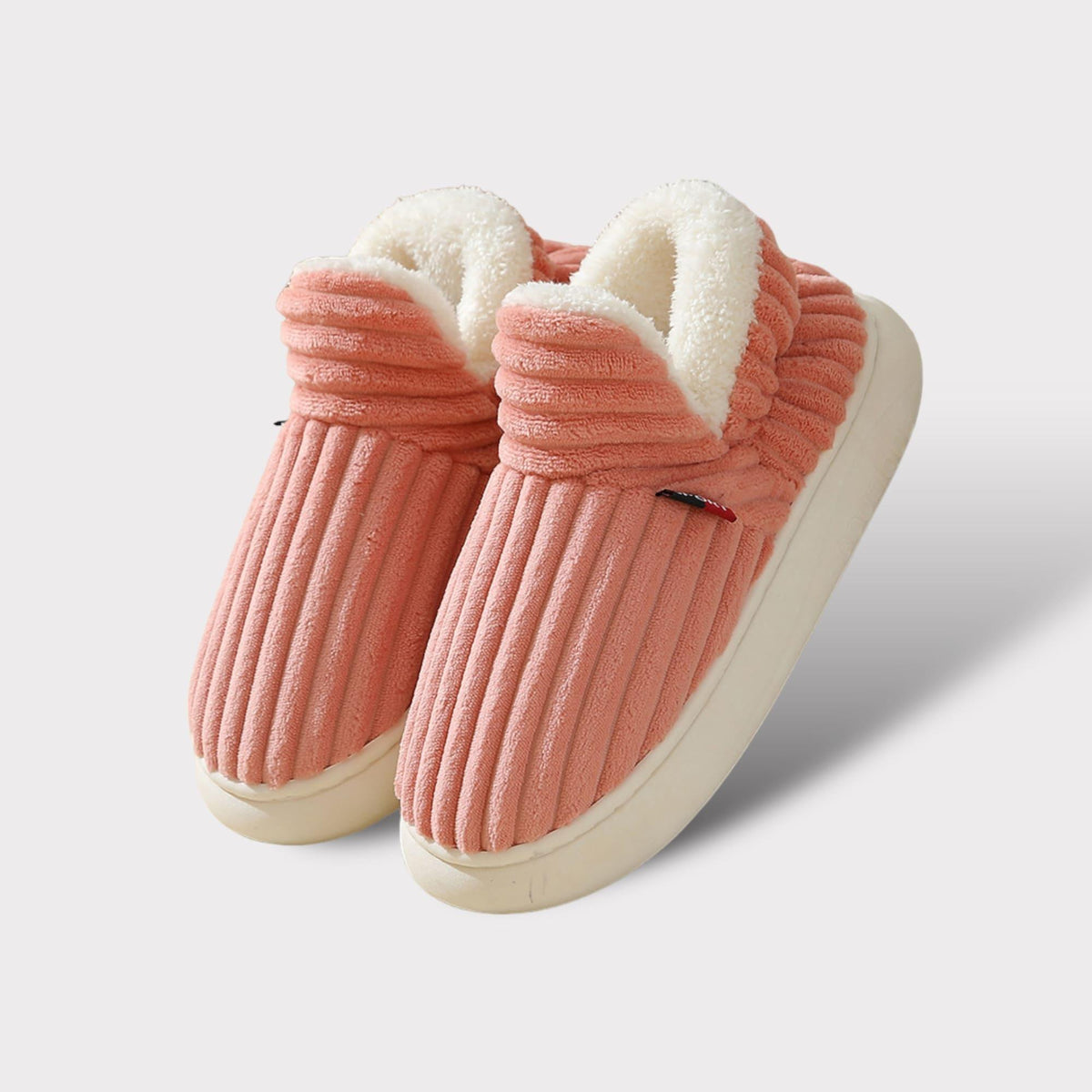 FleeceStep – Winter Slippers with Fleece Lining and Ribbed Exterior