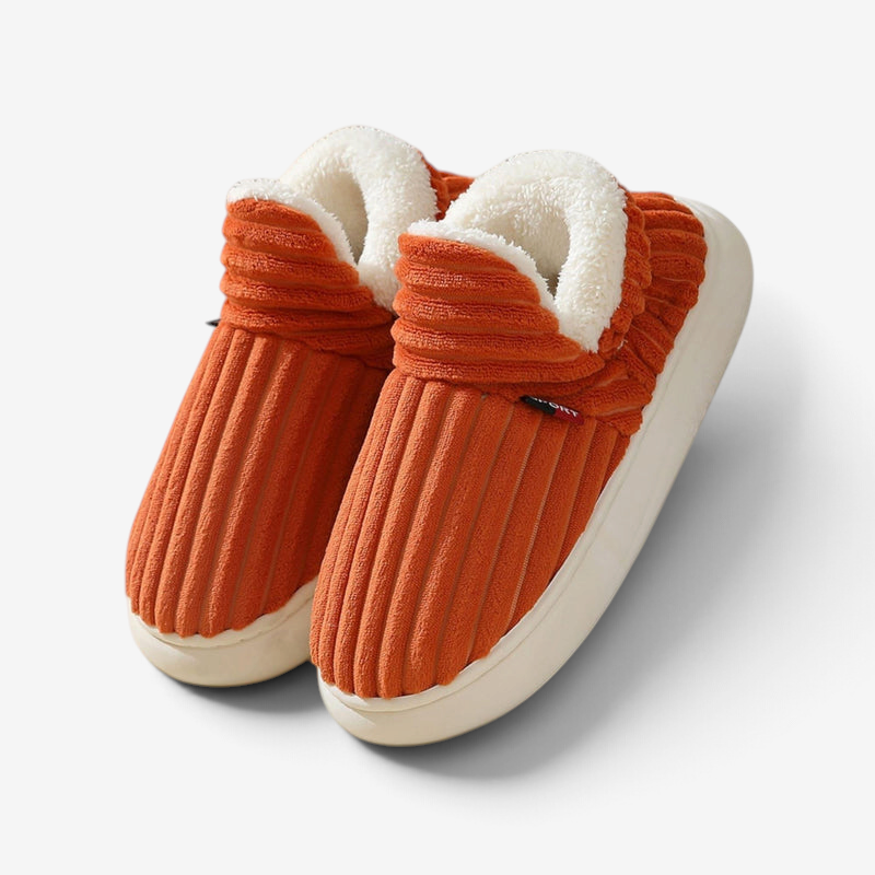 FleeceStep – Winter Slippers with Fleece Lining and Ribbed Exterior