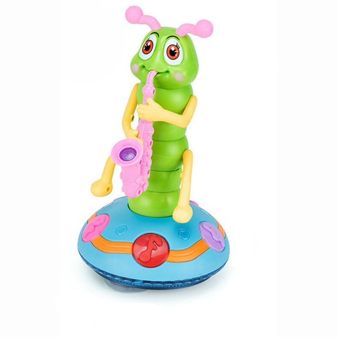 GroovyBug - Omidă saxofon dansatoare cu lumină și muzică