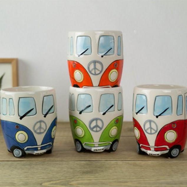 RetroBus - Unique and sustainable coffee mug with retro inspiration