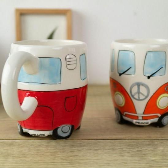 RetroBus - Unique and sustainable coffee mug with retro inspiration