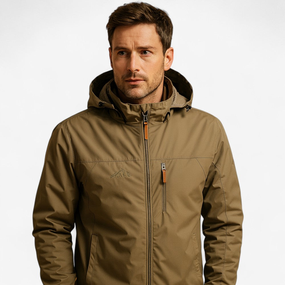 Ryan – Wind and Waterproof Jacket with Hood and Long Sleeves