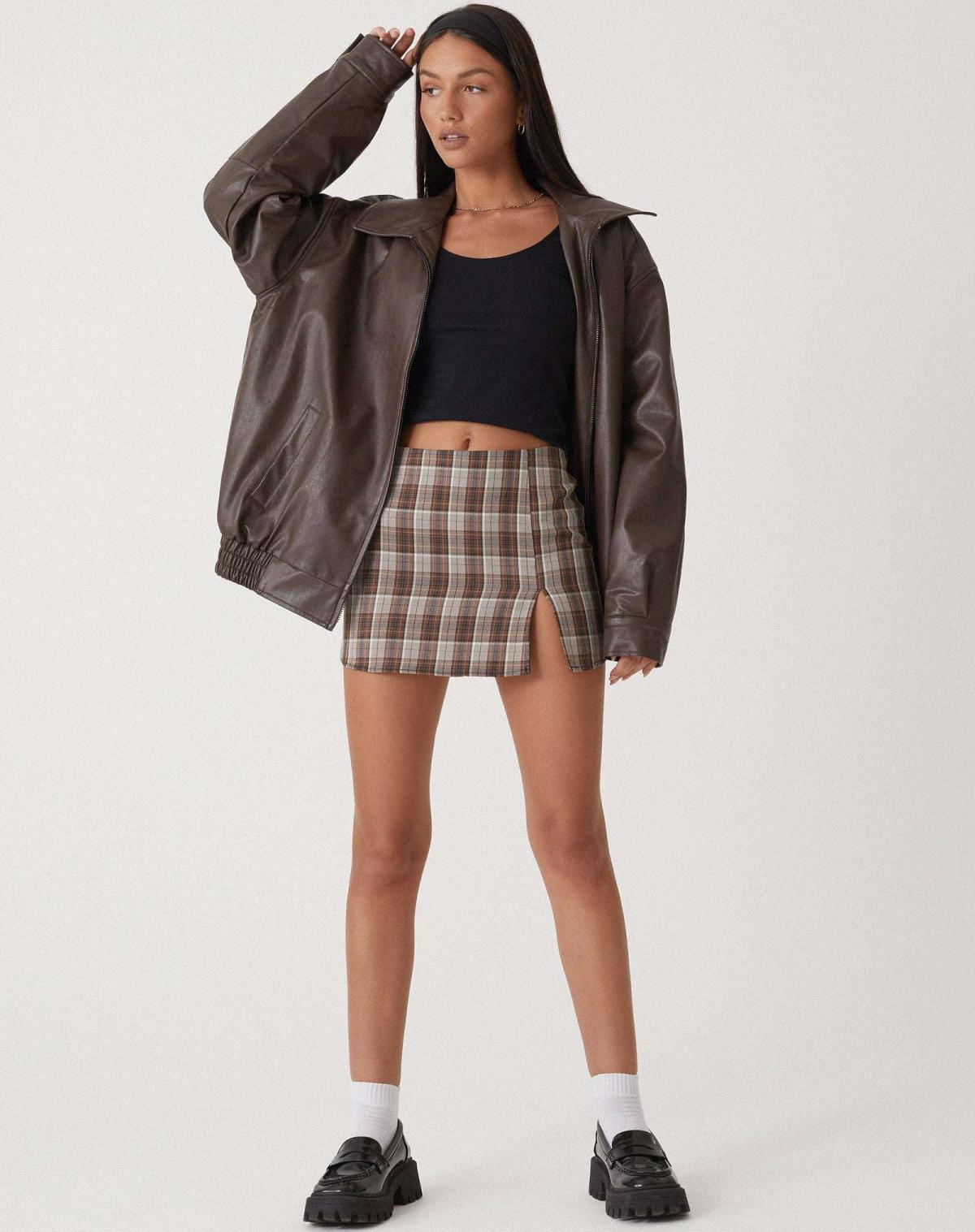 Emilia - Giacca oversize con cerniera, tessuto accogliente e tasche ampie