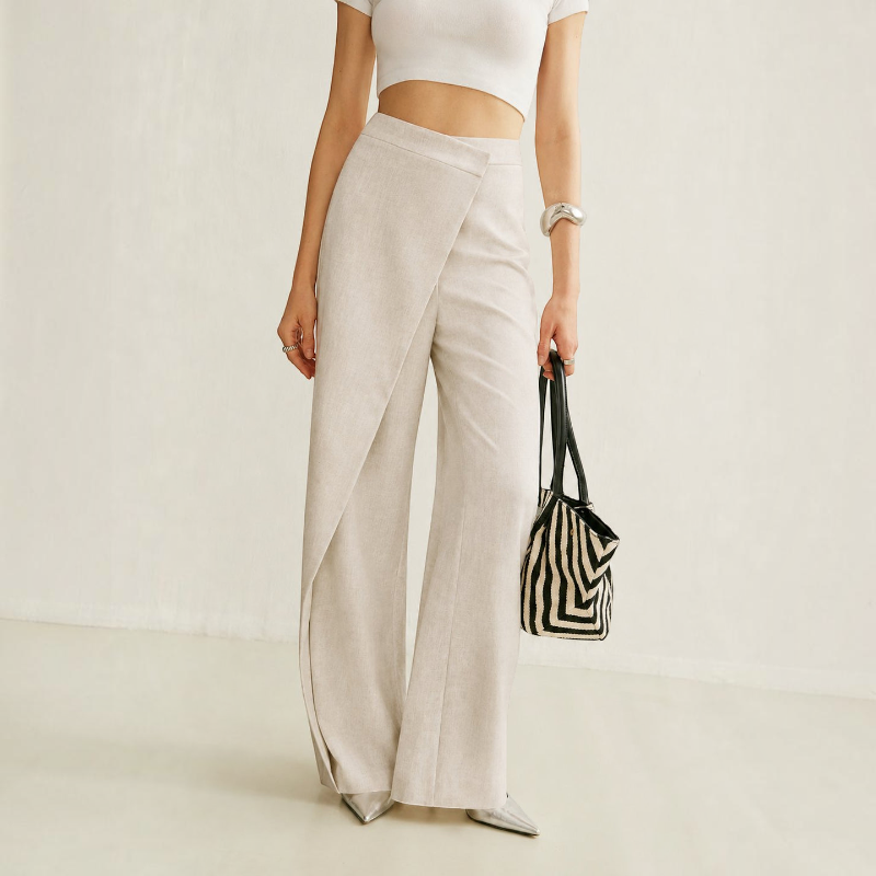 Women’s Elastic Waist Wide Leg Jeans