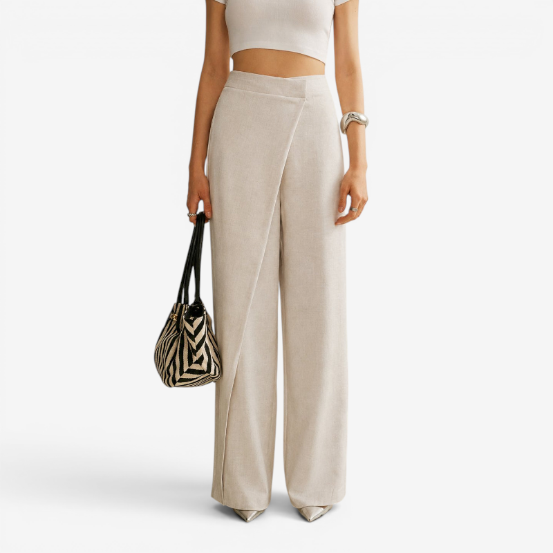 Women’s Elastic Waist Wide Leg Jeans