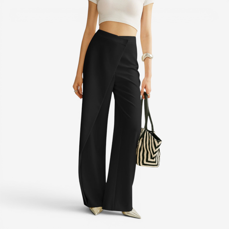 Women’s Elastic Waist Wide Leg Jeans
