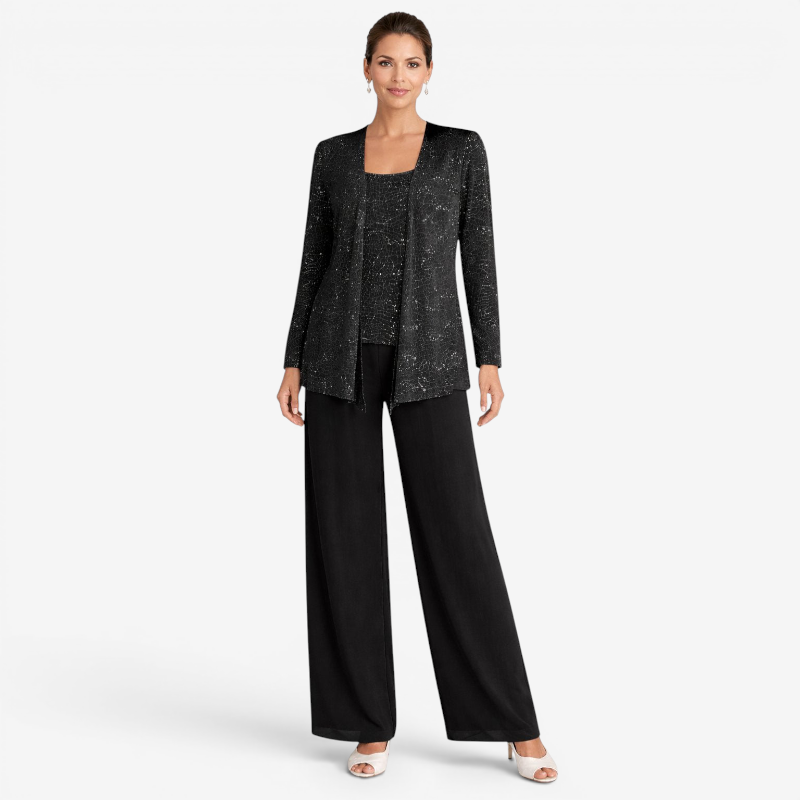 Women’s Scoop Neck Three Piece Set