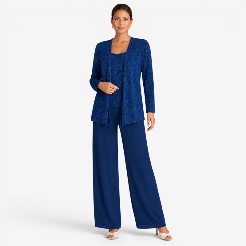 Women’s Scoop Neck Three Piece Set