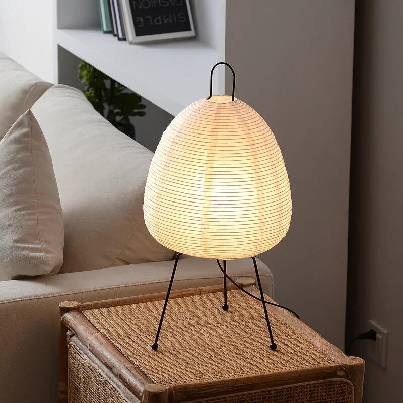 ZenGlow - Lampe fine et polyvalente d'inspiration japonaise