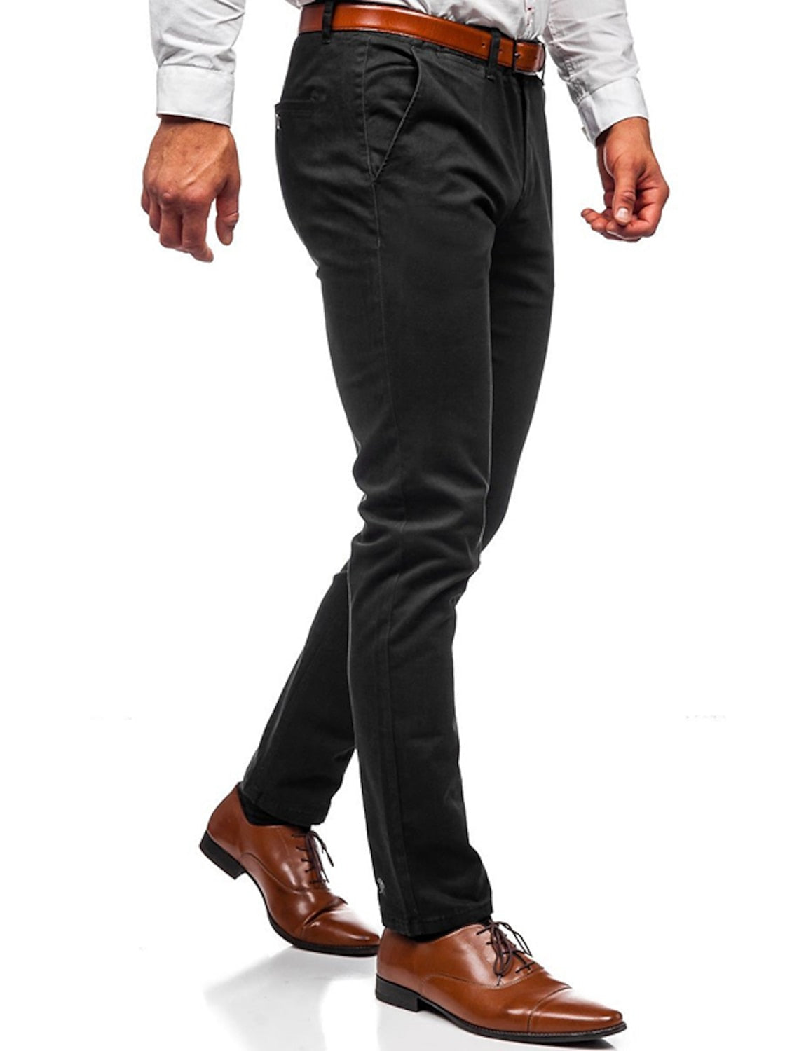 Ryan – Nowoczesne spodnie slim-fit z bocznymi kieszeniami